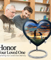  golf heart urn for adult female ashes,