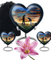  golf heart urn for adult female ashes,