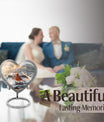 heart-shaped Cardinal Bird Urn