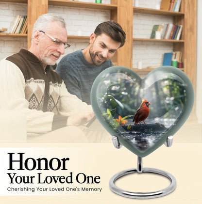 large urn for human ashes,