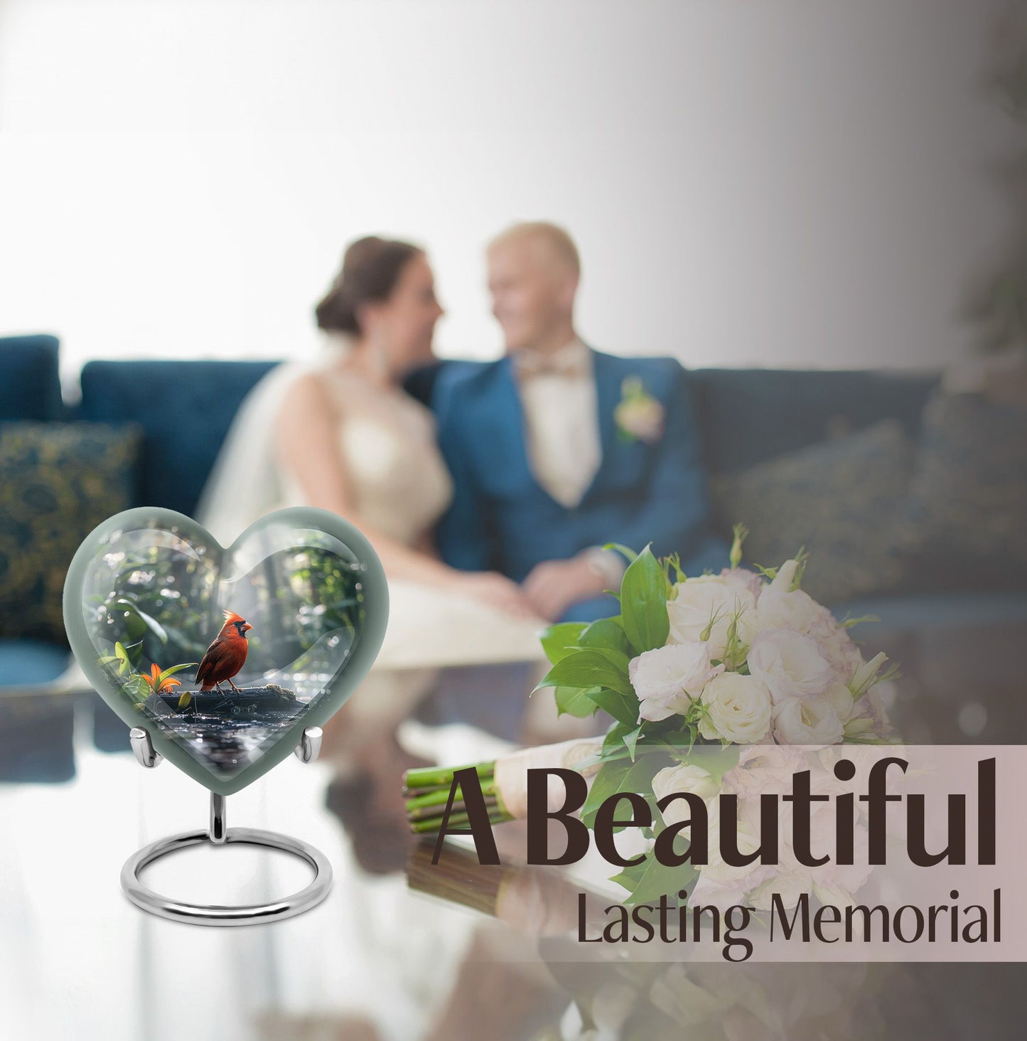 large urn for human ashes,