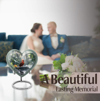 large urn for human ashes,