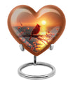 Cardinal Bird Heart Urn