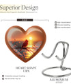 Cardinal Bird Heart Urn