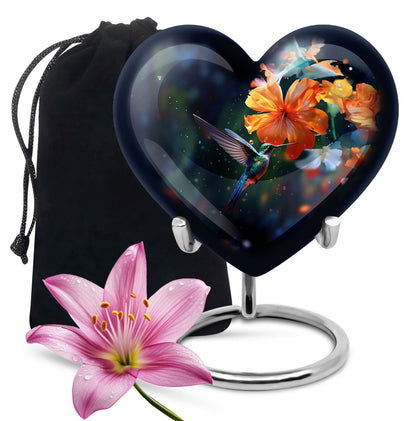 Personalized Sphere Cremation Urn for Human Ashes - 10-inch, 200 cu in - Yatskia