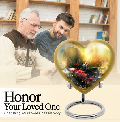 10-inch heart-shaped humming birds 