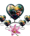 Hummingbird Heart memorial urn for adult male