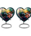 Hummingbird Heart memorial urn for adult male