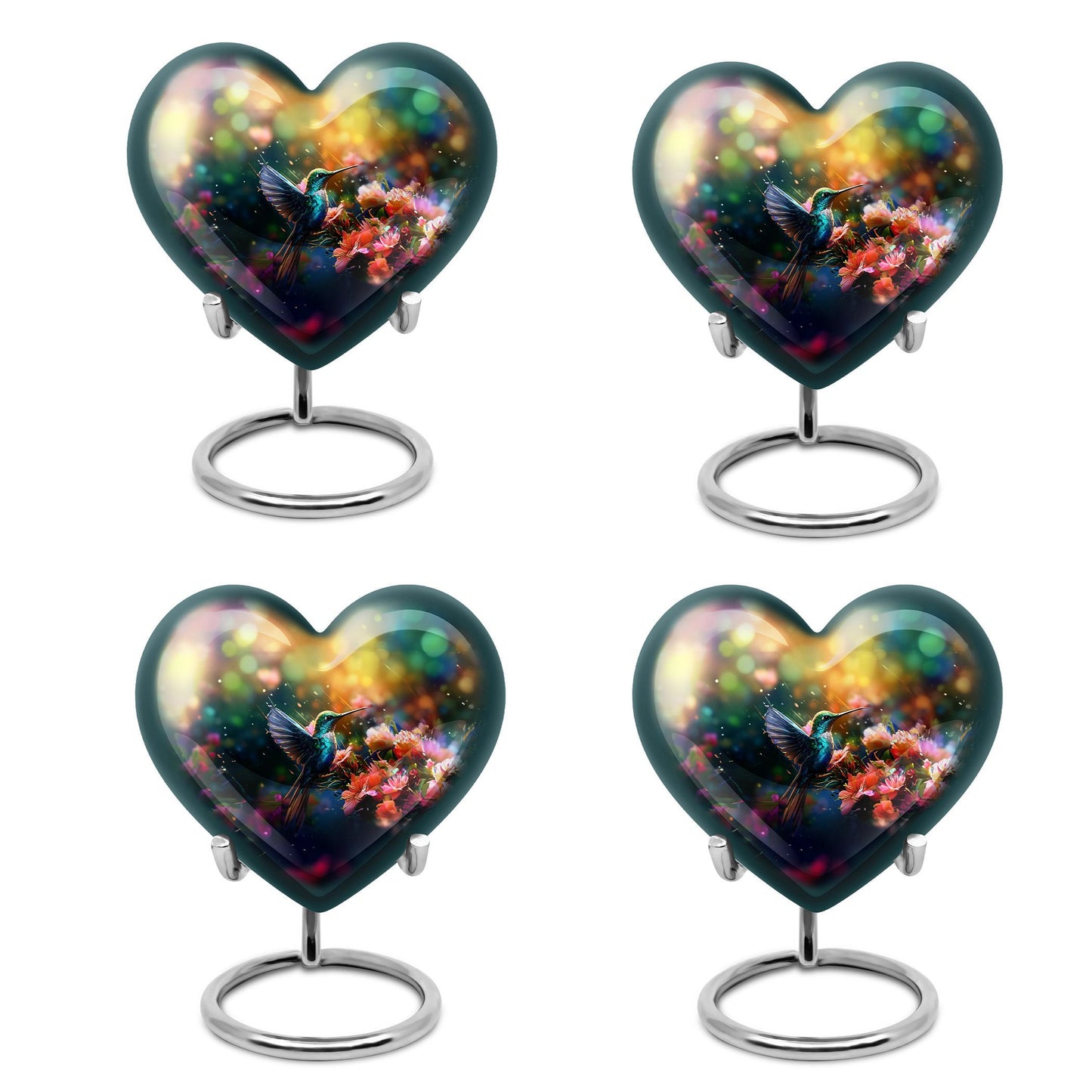 Hummingbird Heart memorial urn for adult male