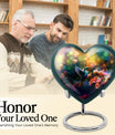 Hummingbird Heart memorial urn for adult male