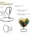 10-inch heart-shaped humming birds urn for ashes,