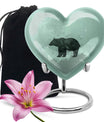 Heart Bear Urn for ashes
