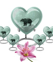 Heart Bear Urn for ashes
