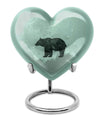 Heart Bear Urn for ashes
