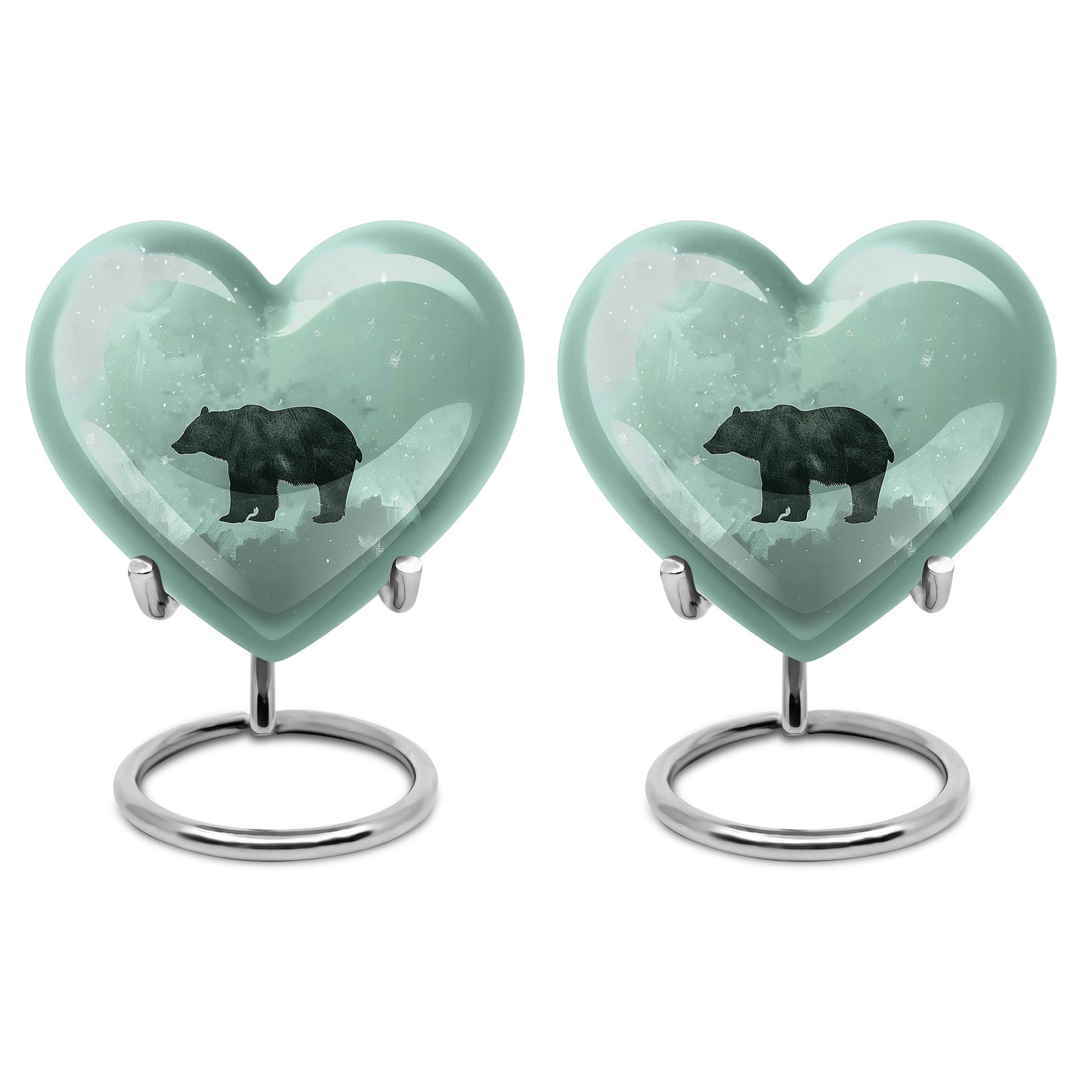 Heart Bear Urn for ashes