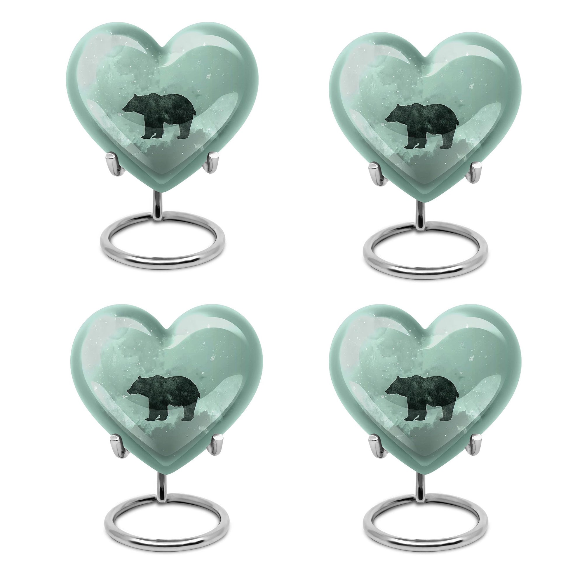 Heart Bear Urn for ashes