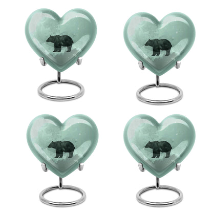 Heart Bear Urn for ashes
