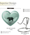 Heart Bear Urn for ashes