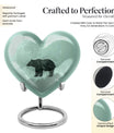 Heart Bear Urn for ashes