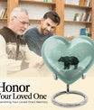 Heart Bear Urn for ashes