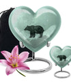 Heart Bear Urn for ashes