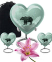Heart Bear Urn for ashes