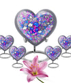  heart-shaped cremation medium urn 