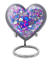  heart-shaped cremation medium urn 