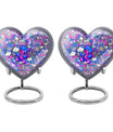  heart-shaped cremation medium urn 