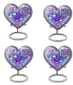  heart-shaped cremation medium urn 