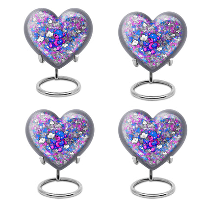  heart-shaped cremation medium urn 