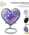  heart-shaped cremation medium urn 