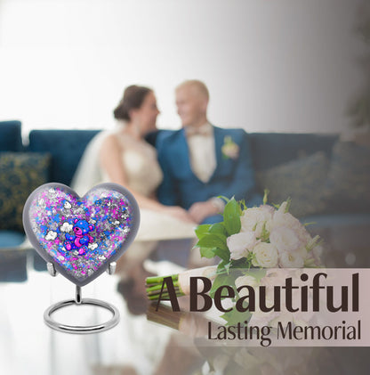  heart-shaped cremation medium urn 