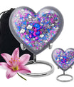  heart-shaped cremation medium urn 