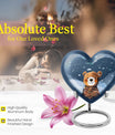 heart shaped bear urn