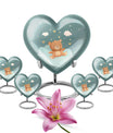 Heart Urn bear urn for woman ashes