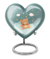 Heart Urn bear urn for woman ashes