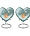 Heart Urn bear urn for woman ashes