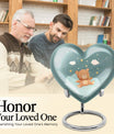 Heart Urn bear urn for woman ashes