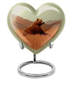 10-inch Heart urn for bear cremation