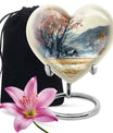 heart-shaped Mountains Urn