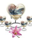 heart-shaped Mountains Urn