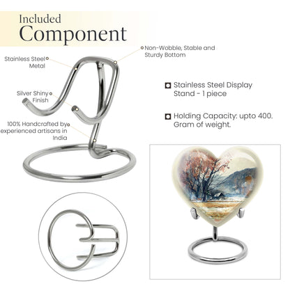 heart-shaped Mountains Urn