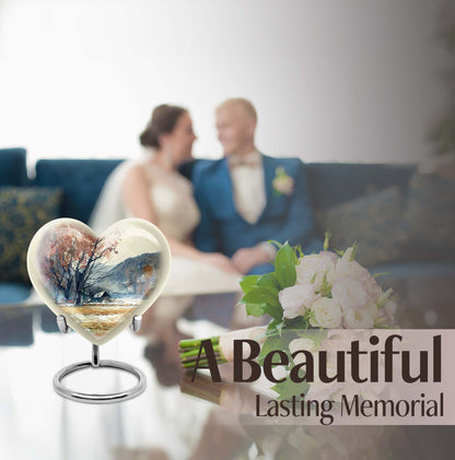 heart-shaped Mountains Urn