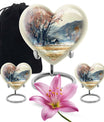 heart-shaped Mountains Urn