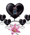  Dragon Urn for ashes, Heart Designed Memorial Urn 