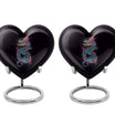  Dragon Urn for ashes, Heart Designed Memorial Urn 