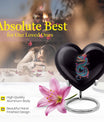  Dragon Urn for ashes, Heart Designed Memorial Urn 
