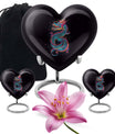  Dragon Urn for ashes, Heart Designed Memorial Urn 