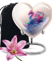 10-inch heart-shaped dragon urn, 